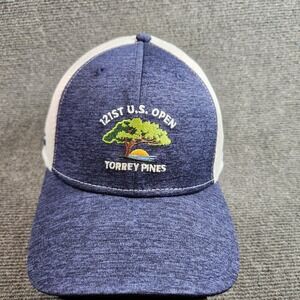 US Open Golf New Era Hat  L/XL 121st Tournament Torrey Pines Flex Cap USA